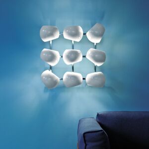 LICHT IM RAUM White Moons 3 x 3 Applique murale, 233WL00009,