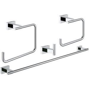 Grohe Essentials Cube Set d'accessoires 4 en 1, 40778001,