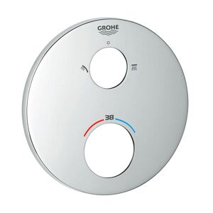 Grohe Grohtherm Cache pour mitigeur thermostatique avec inverseur 2 voies, rond, 49074000,