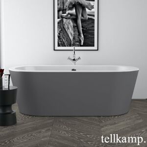 Tellkamp Solitär Baignoire balnéo ovale en îlot, W100-082-S0-A/CRWMCM,