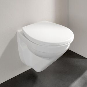 Villeroy & Boch O.novo Cuvette suspendue à fond creux Compact, bride plate, 7667R001,