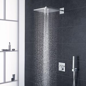 Grohe Grohtherm SmartControl Colonne de douche avec thermostat et douche de tête Rainshower 310 SmartActive Cube, 34706000, - Publicité