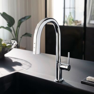 Hansgrohe Aqittura M91 Mitigeur de cuisine, avec système d'eau pétillante