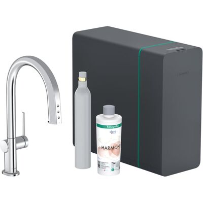 Hansgrohe Aqittura M91 Mitigeur de cuisine, avec système d'eau pétillante