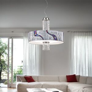 KOLARZ Emozione Suspension avec cristaux classiques, chromé, 0345.36.5.Ki.Ag.OKpT,