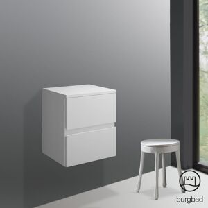 Burgbad Cube Meuble latéral, 2 tiroirs, USIE040F3790,