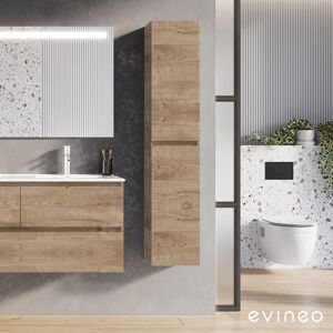 evineo ineo2 Armoire haute avec 2 portes, avec poignée encastrée, BE0704OP,