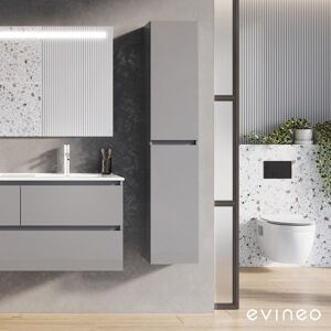 evineo ineo2 Armoire haute avec 2 portes, avec poignée encastrée, BE0704GH,