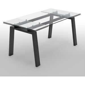 connubia Zeffiro Table à manger avec rallonge, CB4798-R 160_P15_GTR,