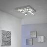 Escale Spot it Plafonnier LED/spot de plafond 4 sources lumineuses, carré, 40760409,