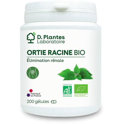 ORTIE RACINE BIO 200 GELULES - D.Plantes - Confort urinaire - Publicité ORTIE RACINE BIO 200 GELULES - D.Plantes - Confort urinaire - Publicité