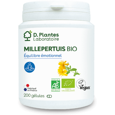 D.Plantes - Millepertuis BIO - 200 gélules - Publicité D.Plantes - Millepertuis BIO - 200 gélules - Publicité