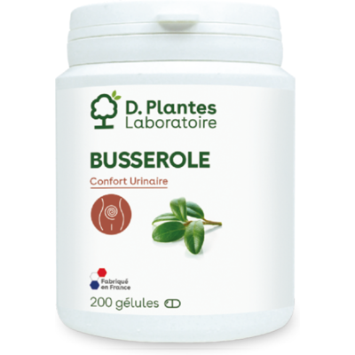 Busserole 200 gélules - D.Plantes - Confort urinaire - Publicité Busserole 200 gélules - D.Plantes - Confort urinaire - Publicité