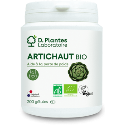 Artichaut BIO 200 gélules - D.Plantes - Equilibre intestinal - Publicité Artichaut BIO 200 gélules - D.Plantes - Equilibre intestinal - Publicité