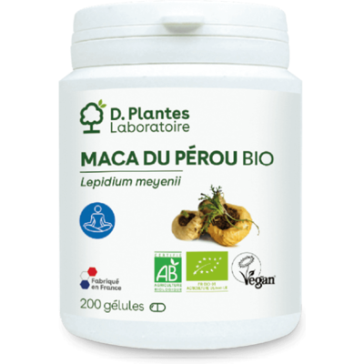 Maca BIO 200 gélules - D.Plantes - Ménopause - Publicité Maca BIO 200 gélules - D.Plantes - Ménopause - Publicité