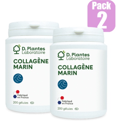 D.Plantes Pack Collagène Marin 2 x 200 Gélules - D. Plantes - Publicité D.Plantes Pack Collagène Marin 2 x 200 Gélules - D. Plantes - Publicité