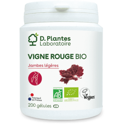 D.Plantes - Vigne rouge BIO 200 gélules - Publicité D.Plantes - Vigne rouge BIO 200 gélules - Publicité