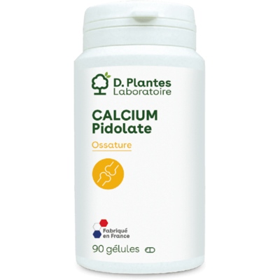 Pidolate de calcium 90 gélules - D.Plantes - Muscles et articulations - Publicité Pidolate de calcium 90 gélules - D.Plantes - Muscles et articulations - Publicité