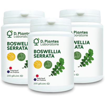 Pack 3 Boswellia 3 x 200 gélules - D.Plantes - Muscles et articulations - Publicité Pack 3 Boswellia 3 x 200 gélules - D.Plantes - Muscles et articulations - Publicité