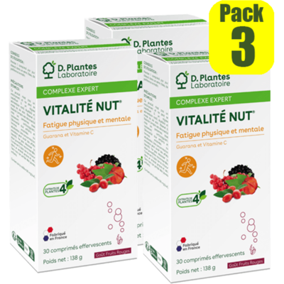 D.Plantes Pack Vitalité-nut Fruits Rouges 30 Comprimés - D. Plantes - Publicité D.Plantes Pack Vitalité-nut Fruits Rouges 30 Comprimés - D. Plantes - Publicité
