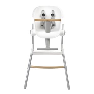 BEABA Chaise haute enfant Up & Down gris/blanc - Publicité