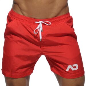 Addicted Short de Bain Long Basic Rouge Rouge L