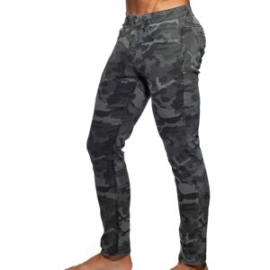 Addicted Jeans Camouflage Gris Motif 32