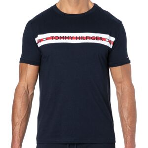 Tommy Hilfiger T-Shirt Logo Tape Bleu Marine Marine M