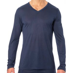 HOM T-Shirt Manches Longues Cocooning Bleu Marine Marine M