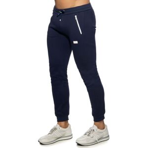 Addicted Pantalon Jogging Double Zip Bleu Marine Marine L