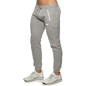 Addicted Pantalon Jogging Double Zip Gris ChinÃ© Gris L