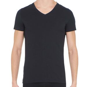 HOM T-Shirt Col V SuprÃªme Coton Noir Noir S