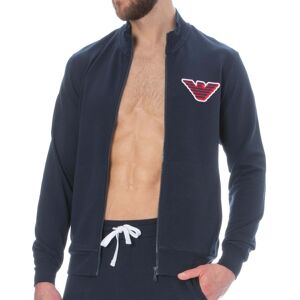 Emporio Armani Veste Stretch French Terry Bleu Marine Marine S