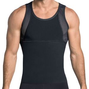 LEO DÃ©bardeur Coton Compression ModÃ©rÃ©e Noir Noir XXL