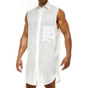 Modus Vivendi Tunique en Lin Blanche Blanc XL