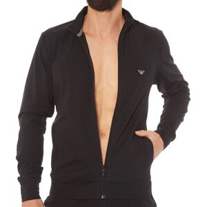 Emporio Armani Tenue d'intÃ©rieur Zip Basic Loungewear Noir Noir M