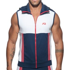 Addicted Veste AD Sans Manche Marine - Blanc Marine M