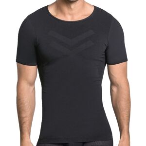 LEO T-shirt Microfibre Compression ModÃ©rÃ©e Noir Noir XL