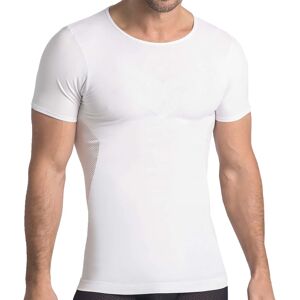 LEO T-shirt Microfibre Compression ModÃ©rÃ©e Blanc Blanc L