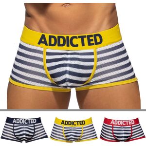 Addicted Lot de 3 Boxers Courts Mesh Sailor Motif M