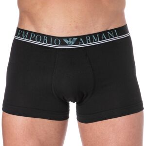 Emporio Armani Boxer Mixed Waistband Coton Noir Noir XL