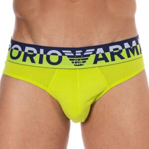 Emporio Armani Slip Megalogo Coton Citron Vert Vert S