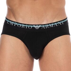 Emporio Armani Slip Underline Logo Noir Noir L