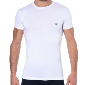 Emporio Armani T-Shirt Soft Touch Bamboo Viscose Blanc Blanc XL