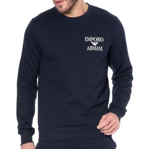 Emporio Armani Sweat-Shirt Iconic Terry Bleu Marine Marine L