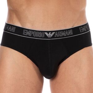 Emporio Armani Slip Silver Christmas Coton Noir Noir M