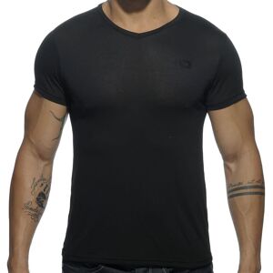 Addicted T-Shirt V-Neck Basic Noir Noir S