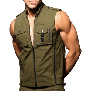 Andrew Christian Veste Capsule Army Olive Kaki M - Publicité Andrew Christian Veste Capsule Army Olive Kaki M - Publicité
