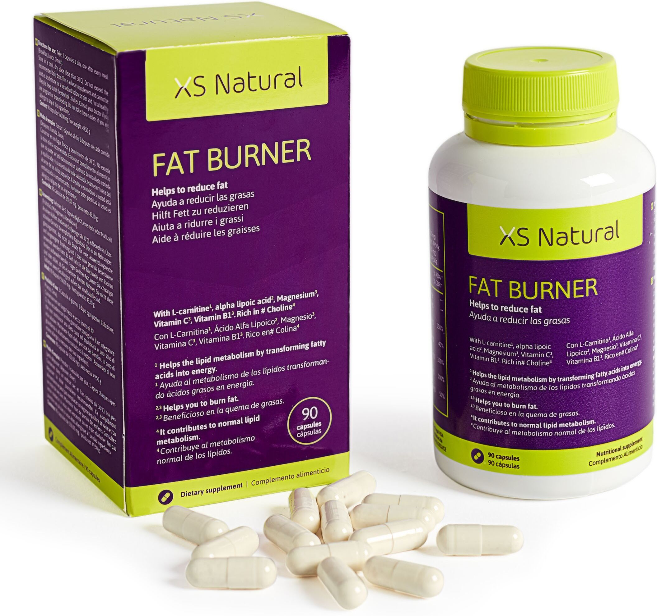 500Cosmetics XS Natural Fat Burner - 90 GÃ©lules TU