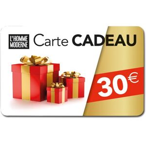 L'Homme Moderne Carte cadeau 30 Euros - Publicité L'Homme Moderne Carte cadeau 30 Euros - Publicité
